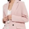 Women's Casual Long Sleeve Lapel Oversized Button Work Office Blazer Suit Jacket