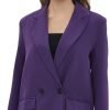 Women's Casual Long Sleeve Lapel Oversized Button Work Office Blazer Suit Jacket