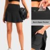 Women's Cycling Skirts 4D Padded Bike Shorts with Pockets High Waist Biking Skort for Road Mountain Bicycle Riding