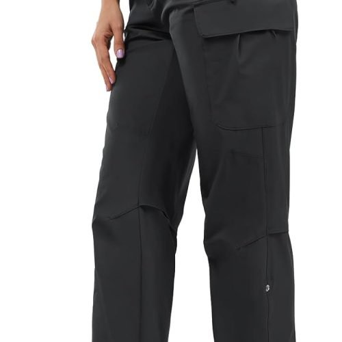 Women's Hiking Cargo Pants Quick Dry Water-Resistance High Waist Pants for Work Travel Outdoor and Casual