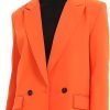 Women's Casual Long Sleeve Lapel Oversized Button Work Office Blazer Suit Jacket