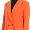 Women's Casual Long Sleeve Lapel Oversized Button Work Office Blazer Suit Jacket