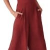 ANRABESS Women's Summer Wide Leg Linen Jumpsuits Dressy V Neck Sleeveless Casual Pants Rompers 2024 Vacation Beach Outfits