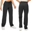 Womens Hiking Pants Quick Dry UPF 50 Travel Golf Pants Lightweight Camping Work Cargo Pants Zipper Pockets