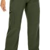Womens Hiking Pants Quick Dry UPF 50 Travel Golf Pants Lightweight Camping Work Cargo Pants Zipper Pockets