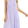 Cotton Nightgown for Women Sleeveless Loungewear Comfy Soft Sleepwear Long Sleepdress Loose Full Length Nightdress