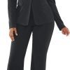 Womens Two Piece Blazer Outfits Long Sleeve Slim Fit Jacket with Long Pants Suit Set for Work