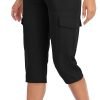 Women's Hiking Cargo Capri Pants Lightweight Quick Dry Joggers Outdoor Casual Travel Capris with Zipper Pockets