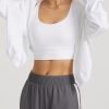 Women's UPF 50+ UV Sun Protection Cropped Jackets Athletic Running Workout Shirts Zip Up Hoodie Outdoor Jackets