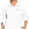61i17Gsg0GL._AC_SL1500 Women's UPF 50 Long Sleeve UV Sun Protection Safari Shirts Outdoor Quick Dry Fishing Hiking Travel Shirts