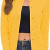 Women's Crew Neck Button Down Long Sleeve Solid Knit Classic Cardigan Sweater