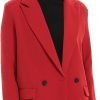 Women's Casual Long Sleeve Lapel Oversized Button Work Office Blazer Suit Jacket