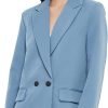 Women's Casual Long Sleeve Lapel Oversized Button Work Office Blazer Suit Jacket