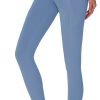 High Waisted Yoga Pants with Pockets, Tummy Control Workout Athletic Yoga Leggings for Women