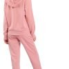 Womens Sweatsuits Set 2 Piece Jogging Suits Zip Hoodie Sweatpants Tracksuit Training Outfits