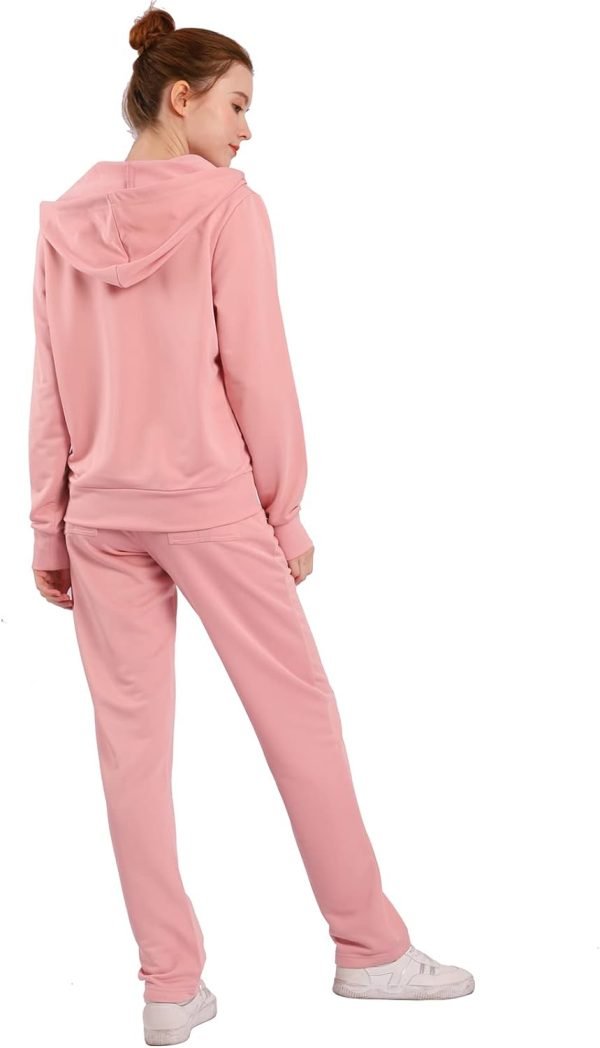Womens Sweatsuits Set 2 Piece Jogging Suits Zip Hoodie Sweatpants Tracksuit Training Outfits