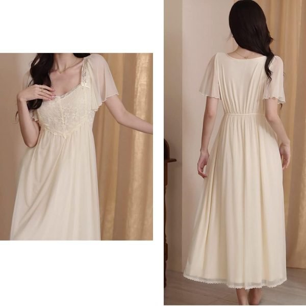 51XWUzq3pAL._AC_SL1000 Womens Princess Nightdress Sleepwear PJS Lounger Babydoll Chemises Sleepshirt Nighties