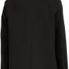Women's Casual Long Sleeve Lapel Oversized Button Work Office Blazer Suit Jacket