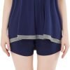 Pajamas-Set Womens-Bamboo Soft-Sleepwear Vest-Shorts - Super Soft Pjs Set