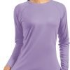 Women's Long Sleeve UPF 50+ UV Sun Protection Shirts Rash Guard Swim T-Shirt/Hoodie Quick Dry for Outdoor Hiking