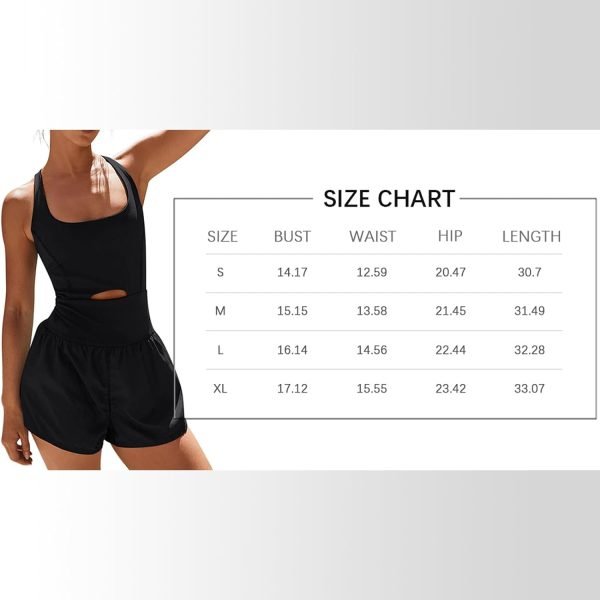 613k8KtsTPL._AC_SL1500 Womens Onesie Workout Rompers One Piece Exercise Jumpsuits Athletic Outfits Gym Yoga Clothes