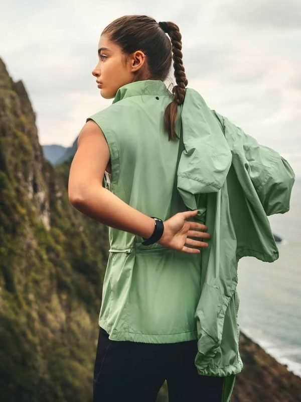 Rain Jacket Women Waterproof Lightweight Jacket With Hood Packable Raincoat with Pockets S-XXL