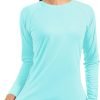 Women's Long Sleeve UPF 50+ UV Sun Protection Shirts Rash Guard Swim T-Shirt/Hoodie Quick Dry for Outdoor Hiking