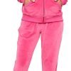 Velour Track Suits for Women Set Fall Sweatsuits 2 Piece