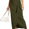 61IPBYsEIVL._AC_SL1500_bd767775-45b5-4c90-a5b9-ff41953cbc75 Women’s Maxi Skirt High Waist Wrap Pencil Long Skirts for Women Slim Boho Draped Front Bodycon Dresses
