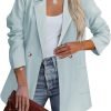 Womens Casual Blazers Oversized Open Front Cardigan Long Sleeve Work Office Blazer Jackets S-XXL