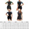 61VwS3dRULL._AC_SL1001 Women Zipper Rash Guard Sleeves Sun Protection Surf Rashguard Boyleg One Piece Sport Swimsuit Padded Bathing Suits