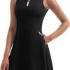 Tennis Dress for Women, Tennis Golf Dresses with Built in Shorts and Pockets for Sleeveless Workout Athletic Dresses