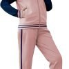 Tracksuit for Women 2 Piece Sweatsuit Outfits Long Sleeve Zip Up Lounge Jogging Suits