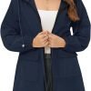 Rain Jacket for Women Waterproof with Hood Active Outdoor Long Rain Coats Packable Raincoat Lightweight Windbreaker