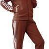 Tracksuit for Women 2 Piece Sweatsuit Outfits Long Sleeve Zip Up Lounge Jogging Suits