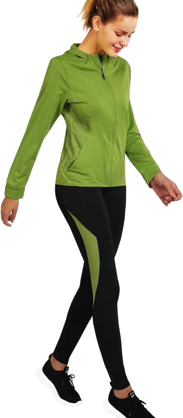 Active Wear Sets for Women -Workout Clothes Gym Wear TracksuitsYoga Jogging Track Outfit Legging Jacket 2 Pieces Set