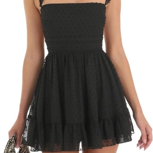 Women Graduation Dress Spaghetti Straps Sleeveless Short Dresses Y2k Low Cut Bodycon Going Out A-Line Mini Dress