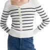 Long Sleeve Crop Tops for Women Trendy Knitted Basic Shirts Business Casual