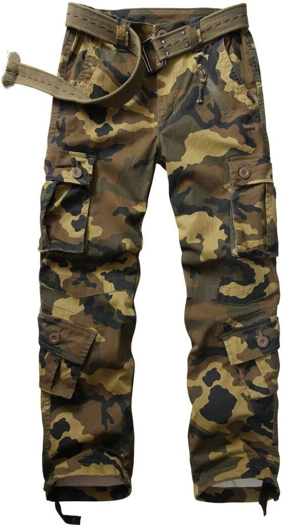 61lM3UkxRyL._AC_SL1125 Women's Cargo Pants Quick Dry Casual Military Army Camo Combat Work Casual Pants with Pockets
