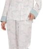 Women's Silky Satin Pajamas Set Long sleeve and Pants Sleepwear Soft and Comfy Button Down Loungewear Relaxed Fit