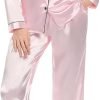 Pajamas Set Long Sleeve Womens Button Down Sleepwear Two Piece Nightwear Soft Pj Lounge Sets S-XXL