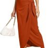 61pa_meVclL._AC_SL1500_b6c5a294-8ae3-4d24-b107-a36cb276fef3 Women’s Maxi Skirt High Waist Wrap Pencil Long Skirts for Women Slim Boho Draped Front Bodycon Dresses