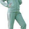 Tracksuit for Women 2 Piece Sweatsuit Outfits Long Sleeve Zip Up Lounge Jogging Suits