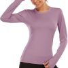 Women's Long Sleeve UPF 50+ UV Sun Protection Shirts Rash Guard Swim T-Shirt/Hoodie Quick Dry for Outdoor Hiking