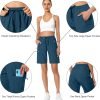 Women's Lightweight Hiking Cargo Shorts Quick Dry Athletic Shorts for Camping Travel Golf with Zipper Pockets Water Resistant