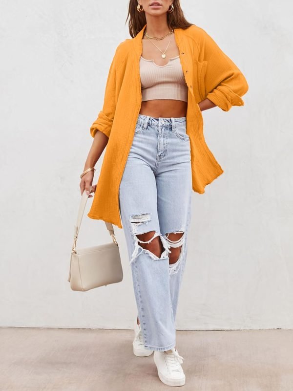 Womens Bathing Suit Cover Up Bikini Swimsuit Coverup Beach Cover Ups Button Down Shirts for Women