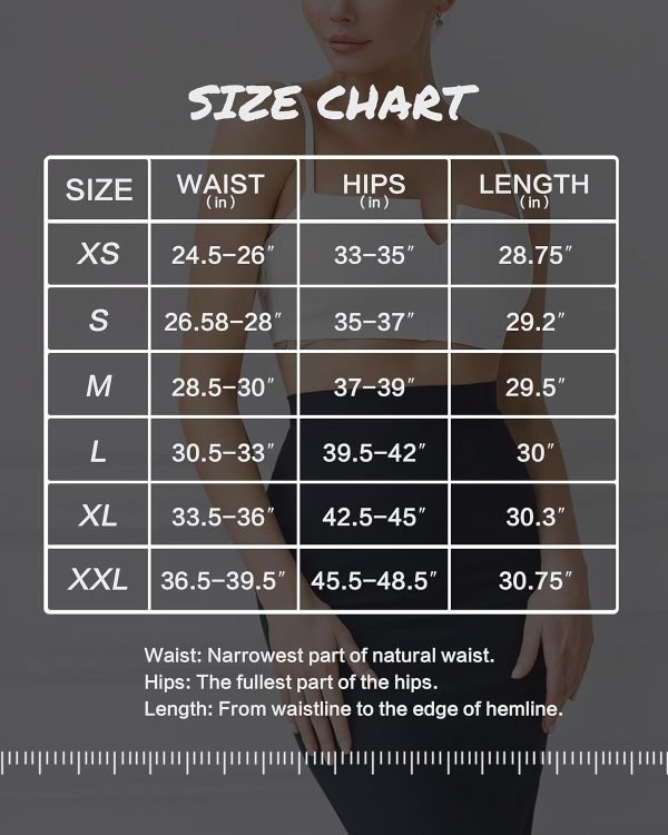 Women Office Work Pencil Skirts Stretchy High Waist Tummy Control Nylon Midi Bodycon Skirts Below Knee Back Slit