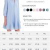 Women's Tunic Mini Shirt Dress Cotton Long Sleeve Ruffle Hem Dress Button Up Shift Chambray Dresses