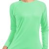 Women's Long Sleeve UPF 50+ UV Sun Protection Shirts Rash Guard Swim T-Shirt/Hoodie Quick Dry for Outdoor Hiking
