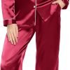 Pajamas Set Long Sleeve Womens Button Down Sleepwear Two Piece Nightwear Soft Pj Lounge Sets S-XXL